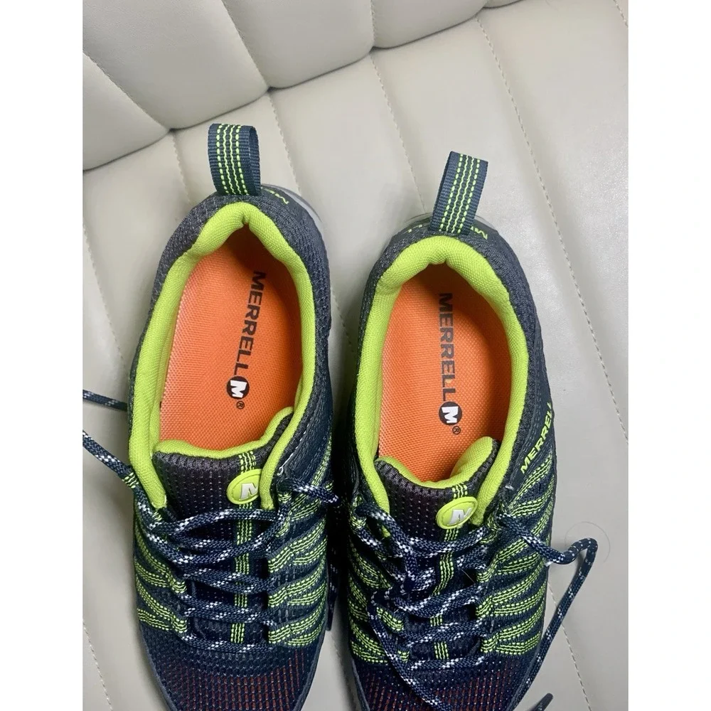 Merrell Hiking Trail Shoes Mens US 7.5 Ebony Tender‎ Shoots Performance Wear